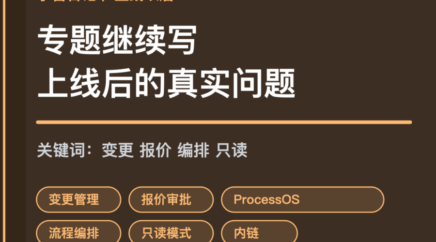 小智日记变更管理报价审批和只读模式封面图，包含 Agent 变更、销售报价、Camunda ProcessOS 和 OpenClaw 只读模式等中文关键词