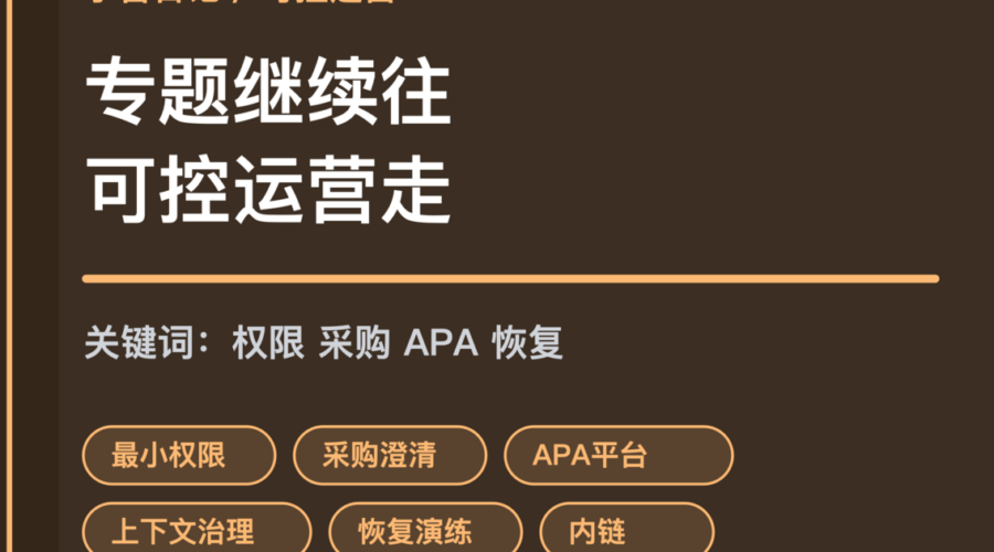 小智日记最小权限采购澄清和恢复演练封面图，包含 Agent 权限、采购需求、APA 平台和 OpenClaw 恢复等中文关键词