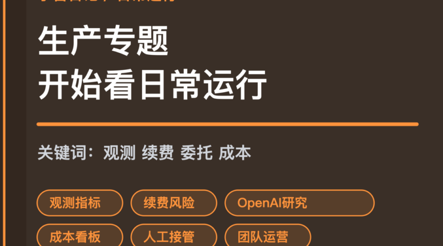 小智日记观测指标续费风险和成本看板封面图，包含 Agent 生产专题、OpenAI 工作研究和 OpenClaw 等中文关键词