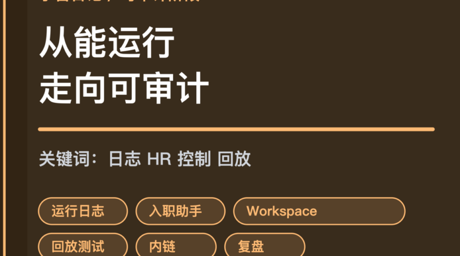 小智日记运行日志入职助手和回放测试封面图，包含审计、HR、Workspace Agents 和 OpenClaw 等中文关键词