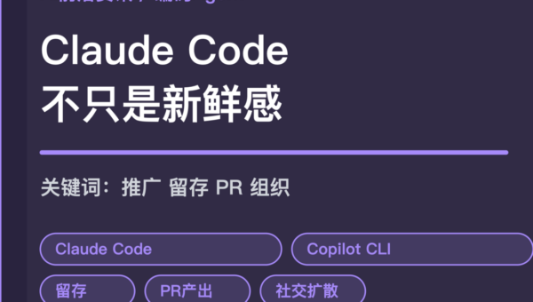 微软编码 Agent 研究封面图，包含 Claude Code、Copilot CLI、组织推广、留存和 PR 产出等中文关键词