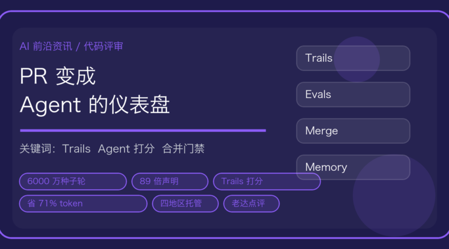 GitHub 前 CEO 的 Entire 上线：Pull Request 换成 Agent 打分，绿灯就能合并？